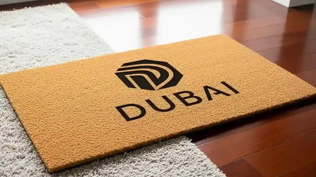 Modern and stylish coir mats installed in Dubai homes
