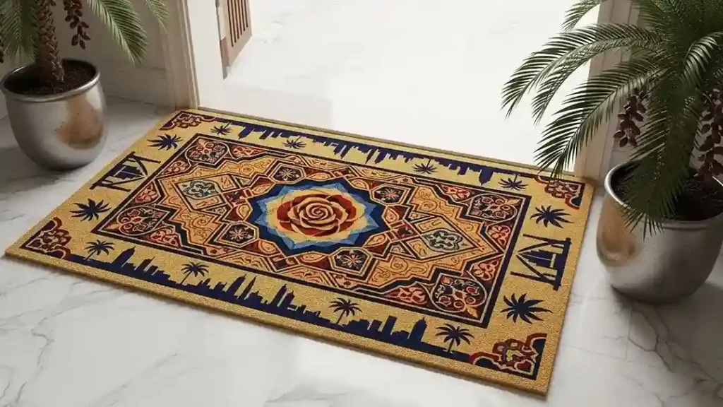 Entry door mats by Dubai Rubber Co help keep interiors clean with strong dirt-trapping and moisture-absorbing features.