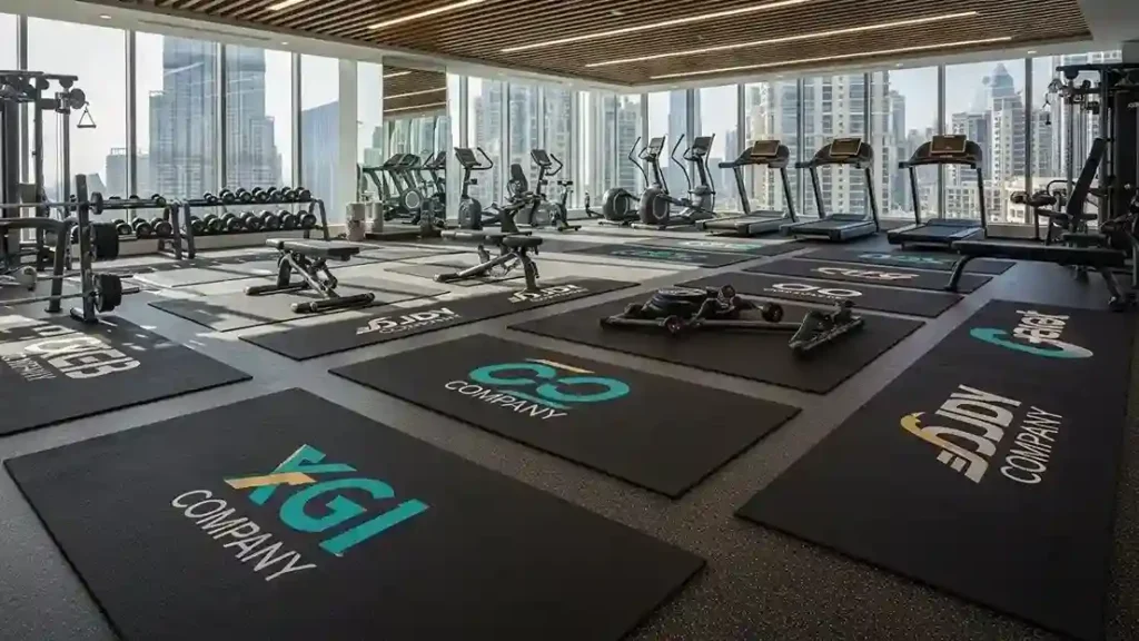 High-quality gym mat designs showcasing durability and style in Dubai