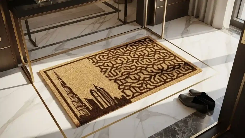 Premium tailor-made entrance mats in a product gallery