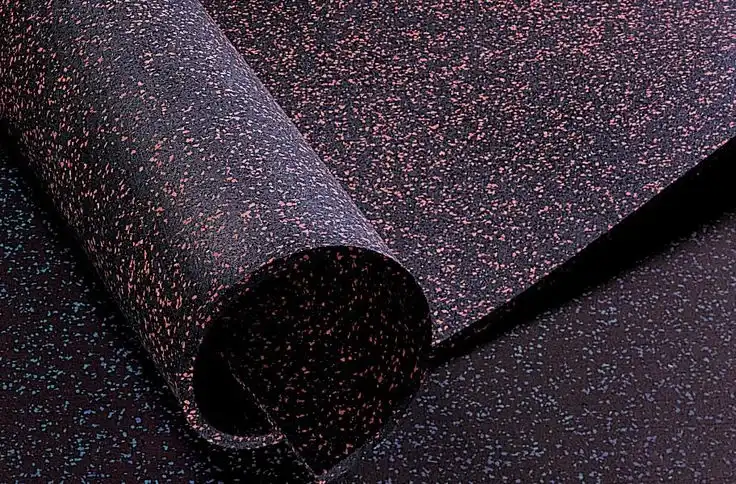 Anti-slip rubber rolls by Dubai Rubber Co—best for gyms, wet areas, walkways, and high-traffic commercial spaces.